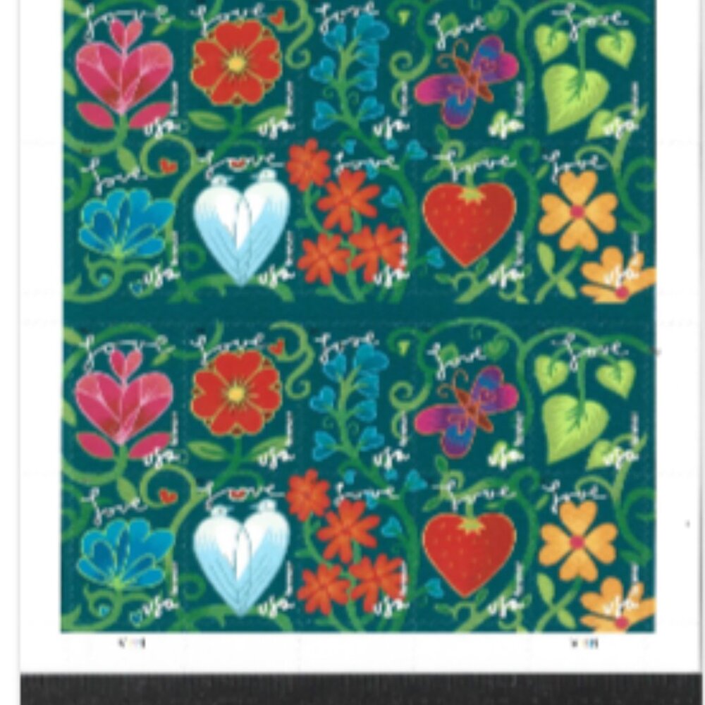 10 sheets of USPS book OF 20 FOREVER STAMPS